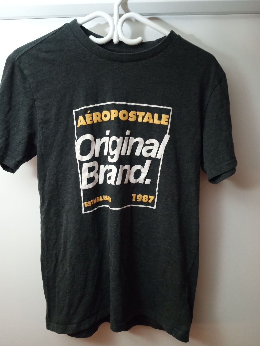 Aeropostale Men's Black 'Original Brand' Graphic Tee